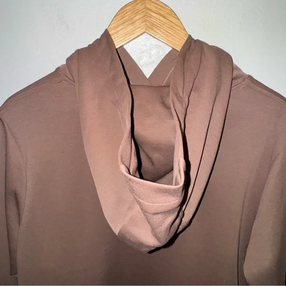 Athleta Gallery Hoodie Pullover Tunic Top Shirttail Women’s Size Extra Large - Picture 8 of 11